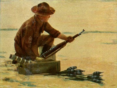 American Infantryman with Rifle Grenades by Unknown artist