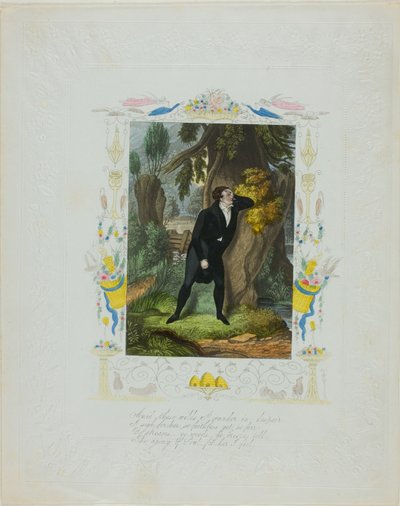 Amid These Wilds, I Wander in Despair (valentine) by Unknown artist