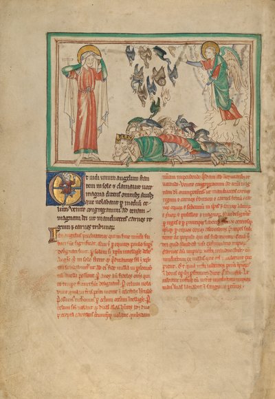 An Angel Standing in the Sun and Birds Invited to the Repast by Unknown artist