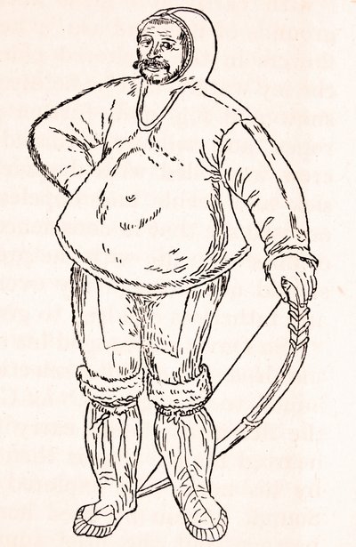 An Eskimo (from a Watercolour Drawing by John White) by Unknown artist