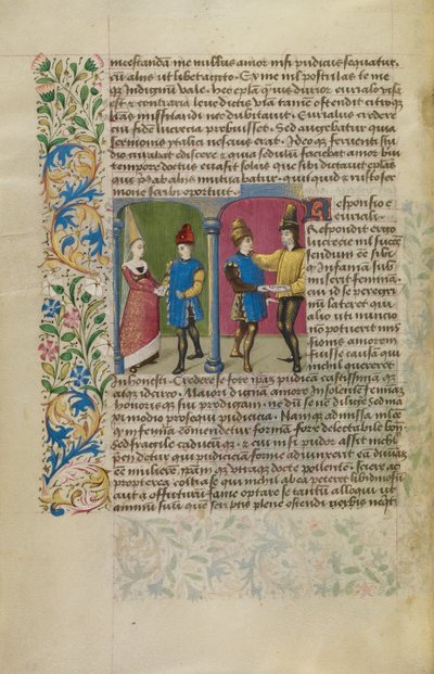 An Exchange of Letters between Euryalus and Lucretia by Unknown artist