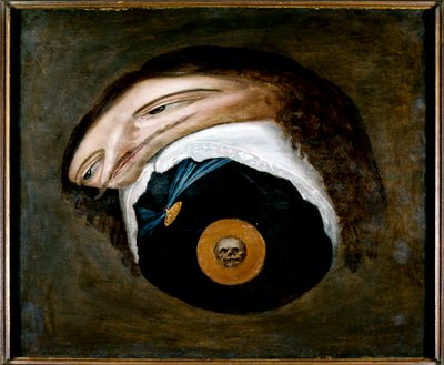 Anamorphic portrait of Charles I by Unknown artist