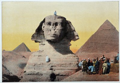 Ancient Egypt: the sphinx and pyramids of Giza by Unknown artist