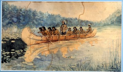 Anonymous watercolour by Unknown artist
