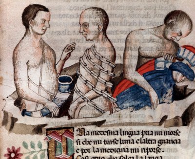 Antaeus the Giant Lowers Dante and Virgil on the Frozen Ground of the Circle of Treachery by Unknown artist