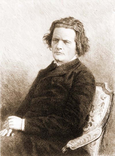 Anton Grigorievich Rubinstein. Russian pianist and composer by Unknown artist
