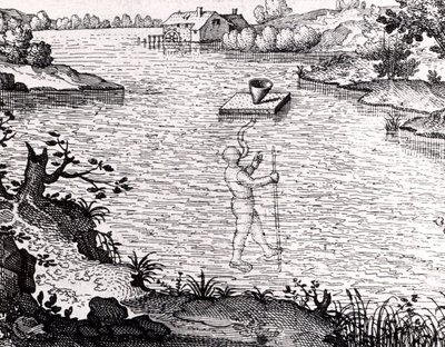 Apparatus to Enable Diver to Breathe Under Water by Unknown artist