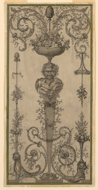 Arabesque Design for a Panel by Unknown artist
