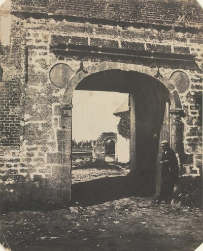 Arch in Farmyard, Swansea by Unknown artist