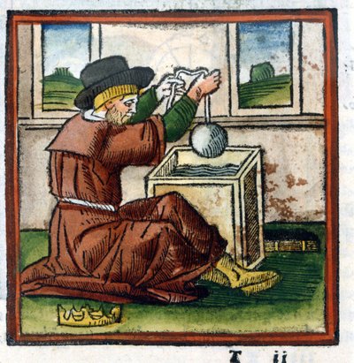 Archimedes determines the weight of Hieron
