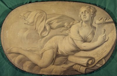 Architecture (allegory, decorative painting for the Hôtel La Rivière then Canillac) by Unknown artist