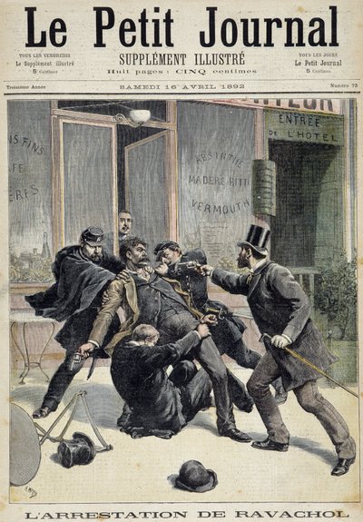 Arrest of the Anarchist Francois Koenigstein dit Ravachol (from his Mother