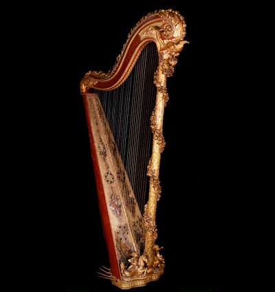 Harp of the Queen of France Marie Antoinette by Unknown artist