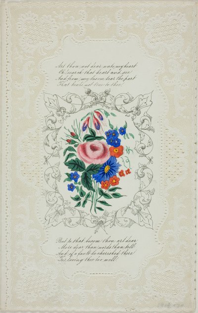 Art Thou Not Dear Unto My Heart (valentine) by Unknown artist