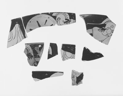 Attic Red-Figure Kylix Fragment by Unknown artist