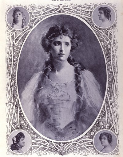 Portrait of Australian Singer Nellie Melba (Late 19th Century) by Unknown artist