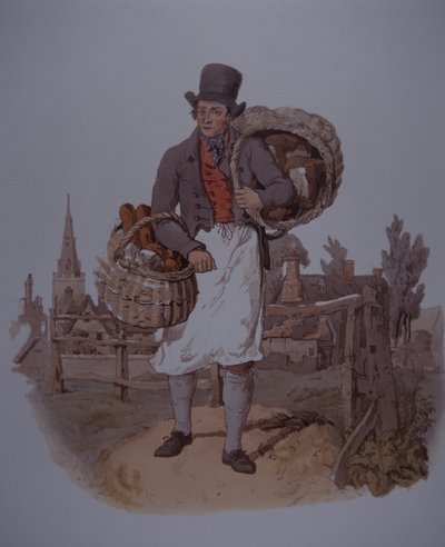 Baker Delivering Bread, Early 19th Century by Unknown artist