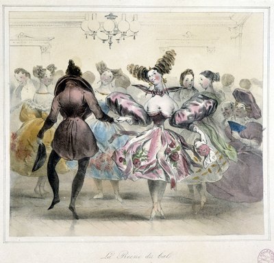 Ball: the queen of the ball - 19th century by Unknown artist