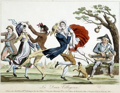 Ball: Village Dance - n.d., late 18th century, Carnavalet by Unknown artist