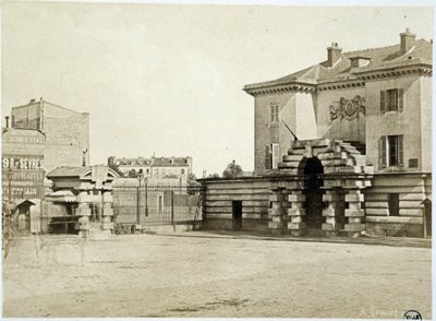 Barrière du Maine - in Les Barriers de Paris by Gouviot by Unknown artist