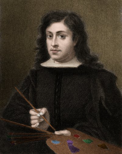 Bartolome Esteban Murillo c1618-1682 - engraving - 19th century by Unknown artist