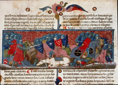 Battle Scene, Armor Warriors Clashing Each Other (Detail) by Unknown artist