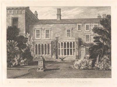 Bay Windows in the Flower Garden at Farnley by Unknown artist