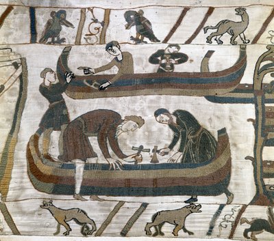 Bayeux Tapestry, Known as Embroidery of Queen Mathilde by Unknown artist