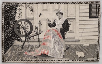 Betsy Ross Making the First United States Flag by Unknown artist