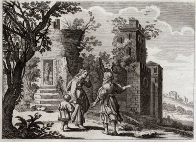 Bible of Royaumont, Old Testament: Ishmael hunting by Unknown artist