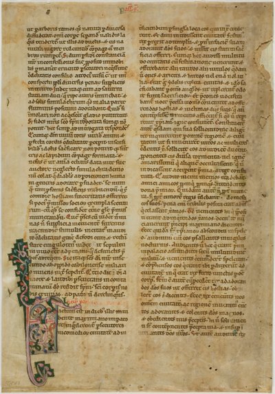 Bifolia from a Vita Sanctorum, or Lives of the Saints by Unknown artist