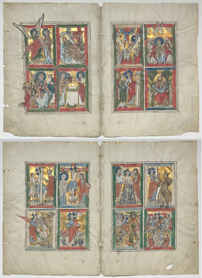 Bifolia with Scenes from the Life of Christ by Unknown artist