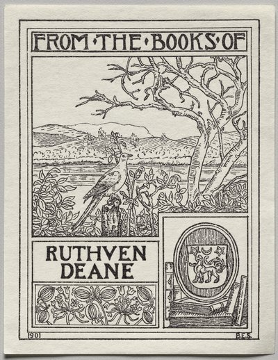 Bookplate: Ruthven Deane by Unknown artist