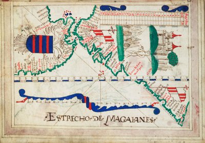 Bound in an Atlas of Twenty-Five Charts with Diagrams and Tables. Portuguese or Spanish. by Unknown artist