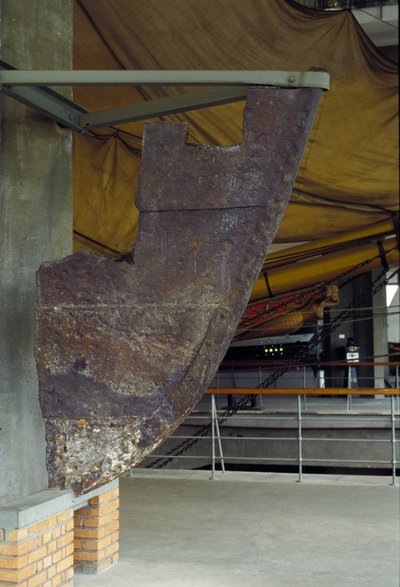 Bow of the Otago, a ship on which the writer Joseph Conrad sailed in 1887 by Unknown artist