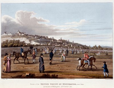 British troops at Montmartre - in 