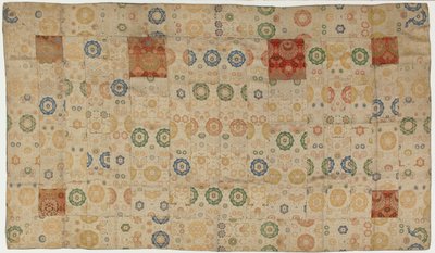 Brocade, silk. A Buddhist monk