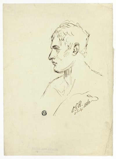 Bust of Young Man in Profile by Unknown artist