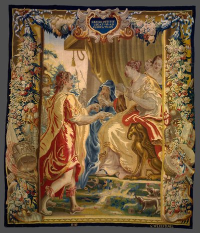 Caesar Sends a Messenger to Cleopatra from The Story of Caesar and Cleopatra by Unknown artist