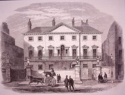 Cambridge House in Piccadilly (1860), Home of PM Lord Palmerston by Unknown artist