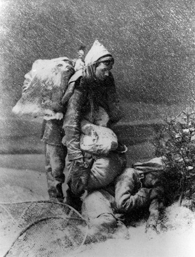 Canada: The Life of the Trapper, Awakening Under the Snow - BN Montreal by Unknown artist
