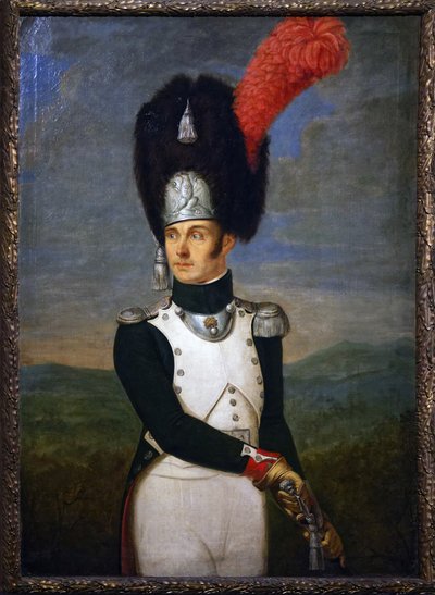 Captain of the grenadiers of the Italian Royal Guard by Unknown artist