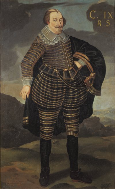 Portrait of King Charles IX of Sweden (1550-1611) by Unknown artist
