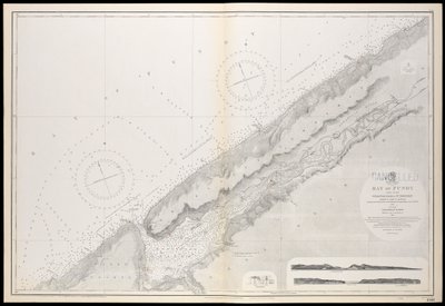 Chart of Nova Scotia, Bay of Fundy, Gullivers Hole to St Croix Bay, first published 10th February 1858 by Unknown artist