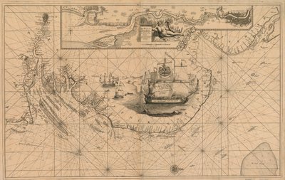 Chart of River Thames from London to the Buoy of the Noure by Unknown artist