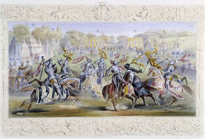 Chevaleresque Tournament - in "Knight of England" by J. Whatman, ed. T. M