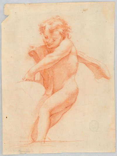 Child Supporting an Object or Structure by Unknown artist