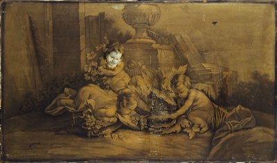 Children Playing in a Landscape, between 1701 and 1800 by Unknown artist