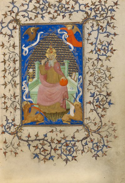 Christ in Majesty Surrounded by the Symbols of the Four Evangelists by Unknown artist