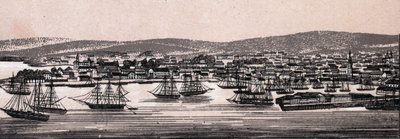 Christiania, Denmark: view of the city. The world illustrates 168 views. Undated (end of 19th century) by Unknown artist